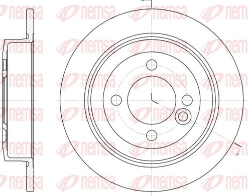 Remsa 6629.00 - Bremžu diski www.autospares.lv