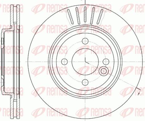 Remsa 6624.10 - Bremžu diski www.autospares.lv