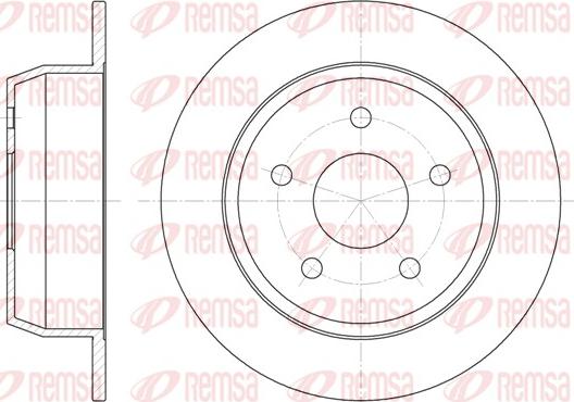 Remsa 6628.00 - Bremžu diski www.autospares.lv