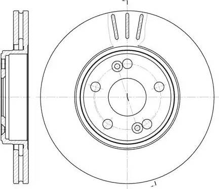 Remsa 6622.10 - Bremžu diski www.autospares.lv