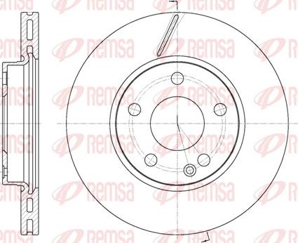 Remsa 6675.10 - Bremžu diski www.autospares.lv