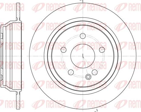 Remsa 6678.00 - Bremžu diski www.autospares.lv