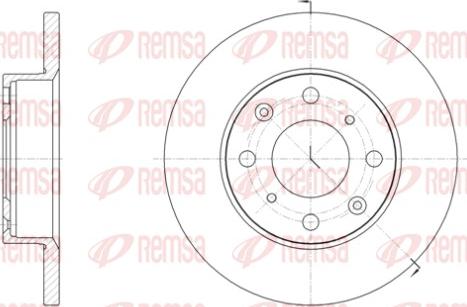 Remsa 6040.00 - Bremžu diski www.autospares.lv