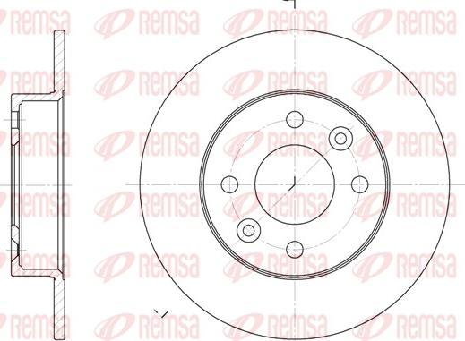 Remsa 6066.00 - Bremžu diski autospares.lv