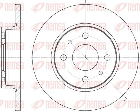 Remsa 6089.00 - Bremžu diski autospares.lv