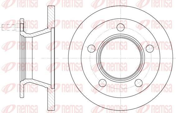 Remsa 6082.00 - Bremžu diski autospares.lv