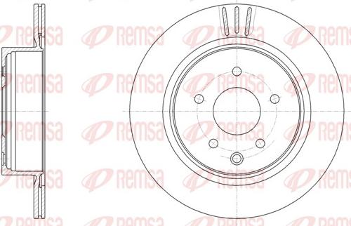 Remsa 61991.10 - Bremžu diski www.autospares.lv