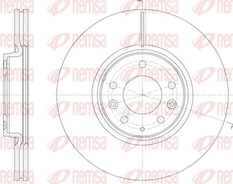 Remsa 61949.10 - Bremžu diski autospares.lv