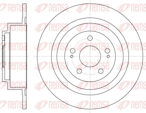 Remsa 61941.00 - Bremžu diski www.autospares.lv