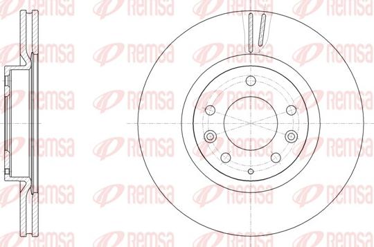 Remsa 61943.10 - Bremžu diski www.autospares.lv