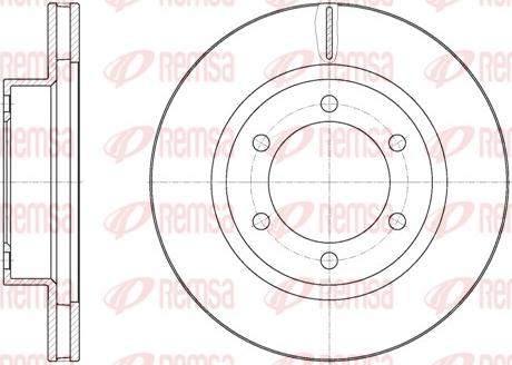 Remsa 61952.10 - Bremžu diski www.autospares.lv