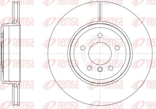 Remsa 61961.10 - Bremžu diski www.autospares.lv