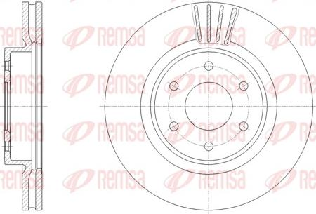 Remsa 61963.10 - Bremžu diski www.autospares.lv