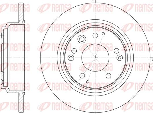 Remsa 61903.00 - Bremžu diski www.autospares.lv