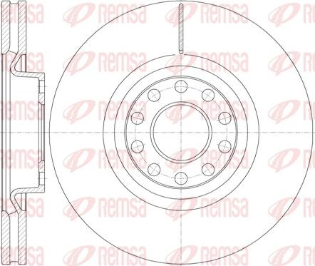 Remsa 61987.10 - Bremžu diski www.autospares.lv