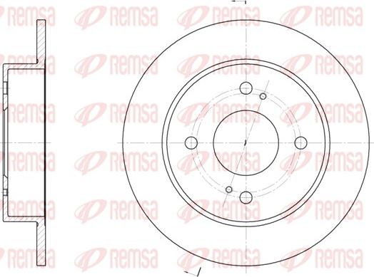 Remsa 61978.00 - Bremžu diski www.autospares.lv