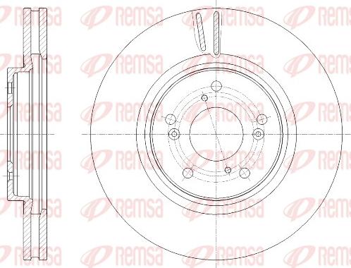 Remsa 61977.10 - Bremžu diski www.autospares.lv