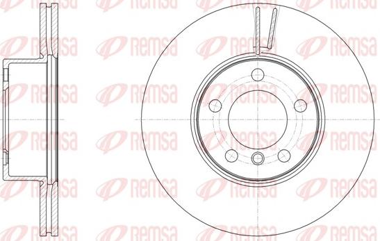 Remsa 61496.10 - Bremžu diski www.autospares.lv