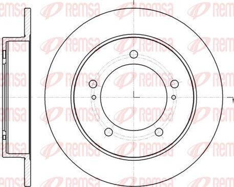 Remsa 61490.00 - Bremžu diski www.autospares.lv