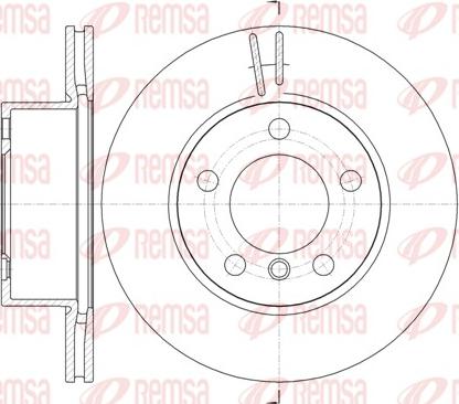 Remsa 61448.10 - Bremžu diski www.autospares.lv