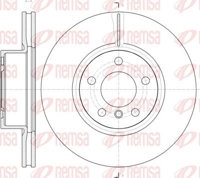 Remsa 61454.10 - Bremžu diski www.autospares.lv