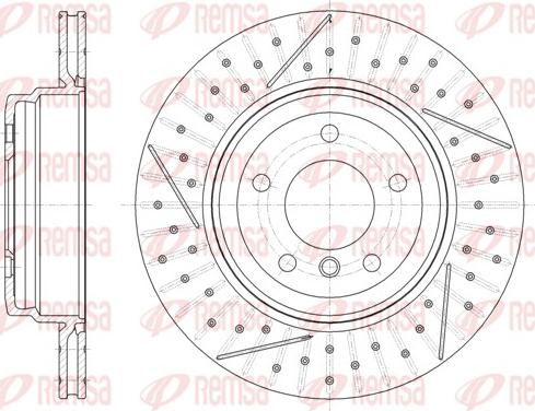 Remsa 61451.10 - Bremžu diski www.autospares.lv