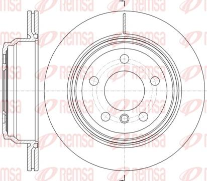 Remsa 61453.10 - Тормозной диск autospares.lv