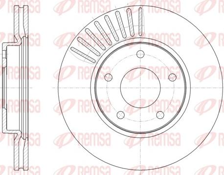 Remsa 61466.10 - Bremžu diski www.autospares.lv