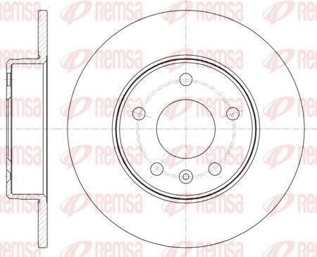 Remsa 61468.00 - Bremžu diski www.autospares.lv