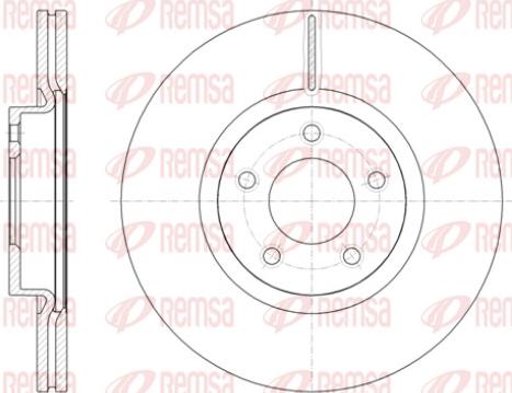 Remsa 61403.10 - Bremžu diski www.autospares.lv