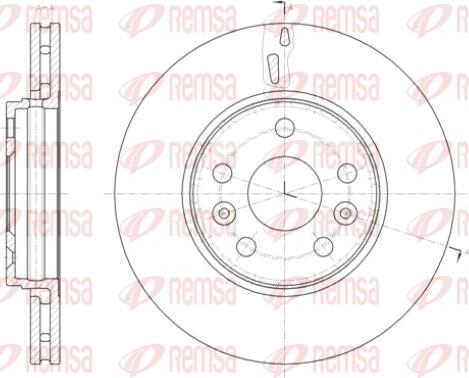 Remsa 61411.10 - Bremžu diski www.autospares.lv