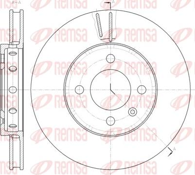 Remsa 61484.10 - Brake Disc www.autospares.lv