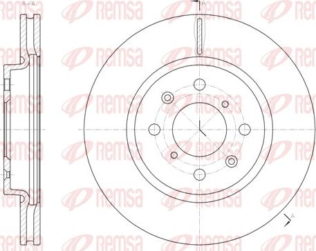 Remsa 61481.10 - Bremžu diski autospares.lv