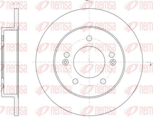 Remsa 61432.00 - Bremžu diski autospares.lv