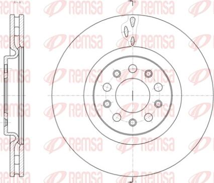 Remsa 61429.10 - Bremžu diski www.autospares.lv