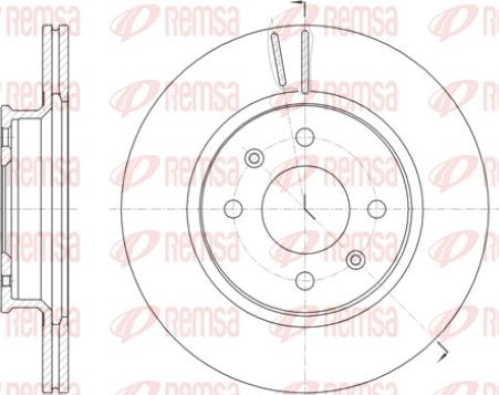 Remsa 61424.10 - Bremžu diski www.autospares.lv