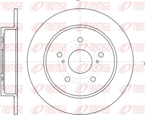 Remsa 61425.00 - Bremžu diski www.autospares.lv