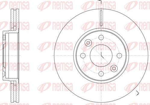 Remsa 61474.10 - Bremžu diski www.autospares.lv