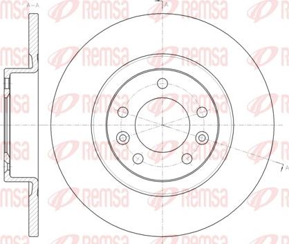 Remsa 61473.00 - Bremžu diski www.autospares.lv