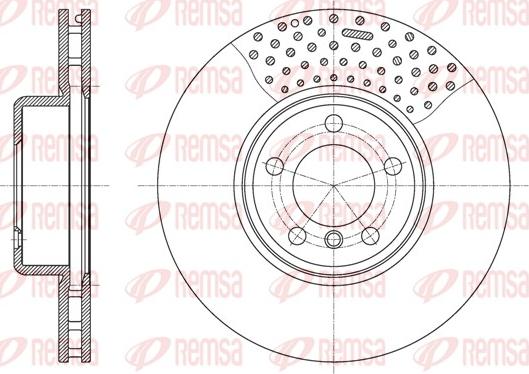 Remsa 61594.10 - Bremžu diski www.autospares.lv