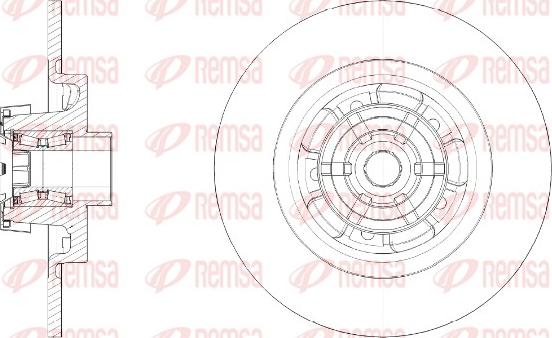 Remsa 61591.20 - Bremžu diski www.autospares.lv