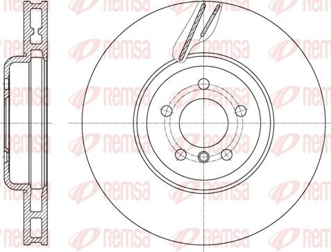 Remsa 61598.10 - Bremžu diski www.autospares.lv