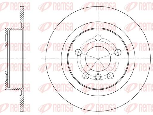 Remsa 61597.00 - Bremžu diski www.autospares.lv