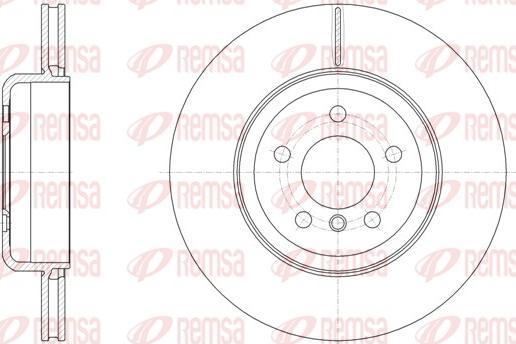 Remsa 61551.10 - Bremžu diski www.autospares.lv