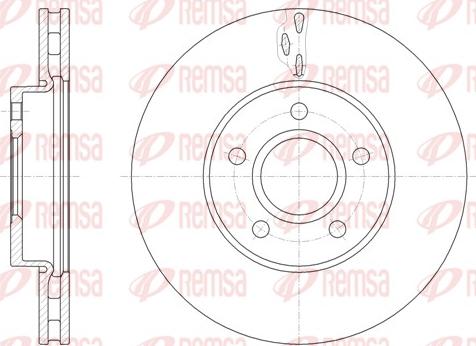 Remsa 61560.10 - Bremžu diski www.autospares.lv