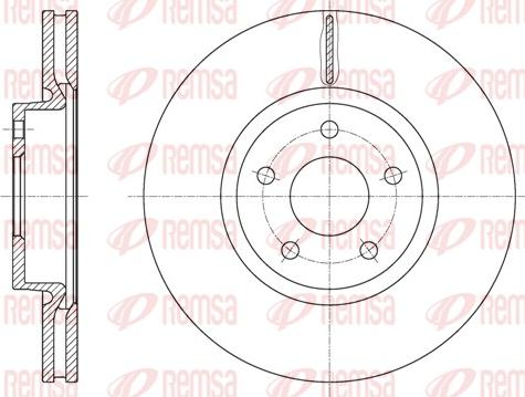 Remsa 61562.10 - Bremžu diski autospares.lv