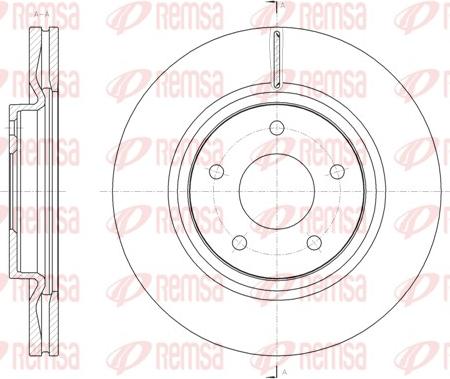 Remsa 61580.10 - Bremžu diski www.autospares.lv