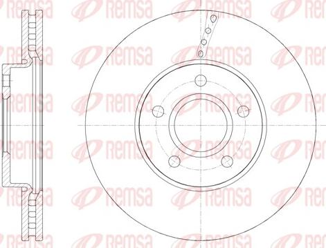 Remsa 61588.10 - Bremžu diski www.autospares.lv