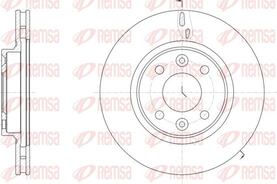 Remsa 61535.10 - Bremžu diski www.autospares.lv