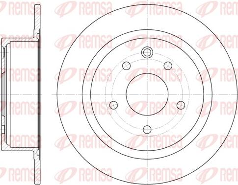 Remsa 61530.00 - Bremžu diski www.autospares.lv